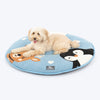 HUFT Frosty Friends Round Mat For Dog & Cat - Blue - Heads Up For Tails