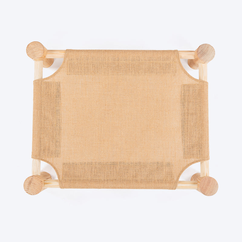 HUFT Elevated Cot Bed For Cat - Brown - Heads Up For Tails