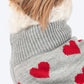 HUFT Classic Love Sweater For Small Dog - Grey