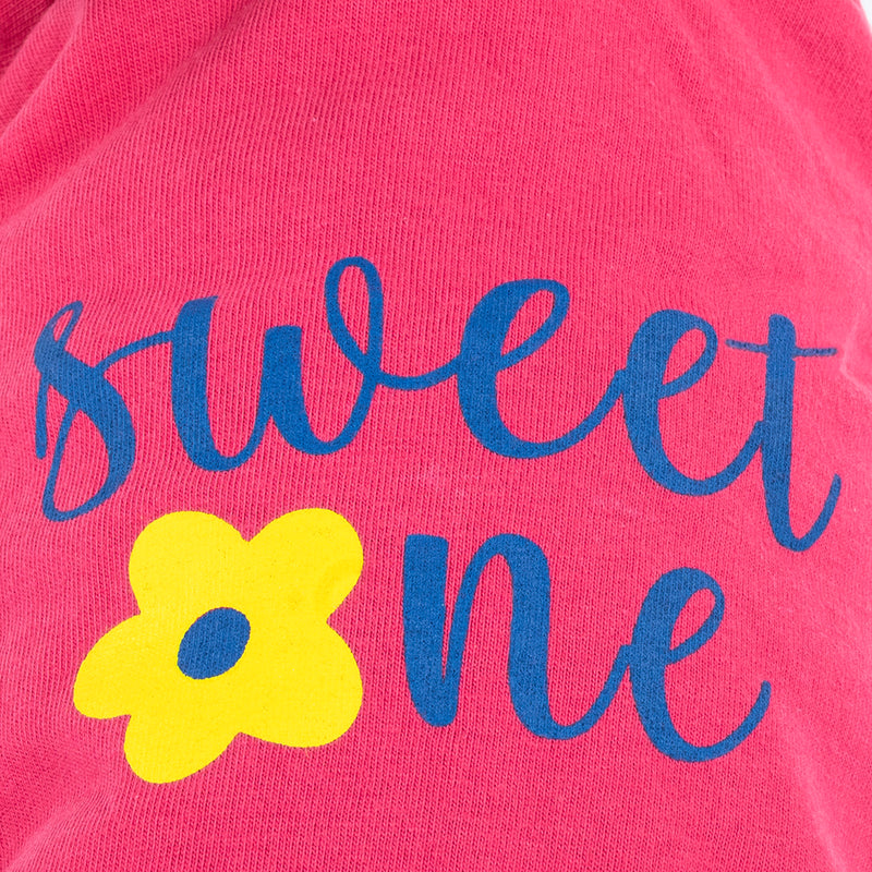 HUFT Sweet One Printed T-Shirt For Dog - Pink