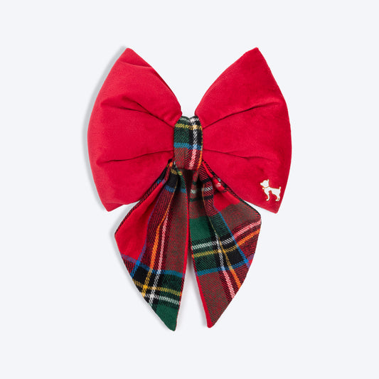 HUFT Santa Paws Bow Tie For Dog - Red