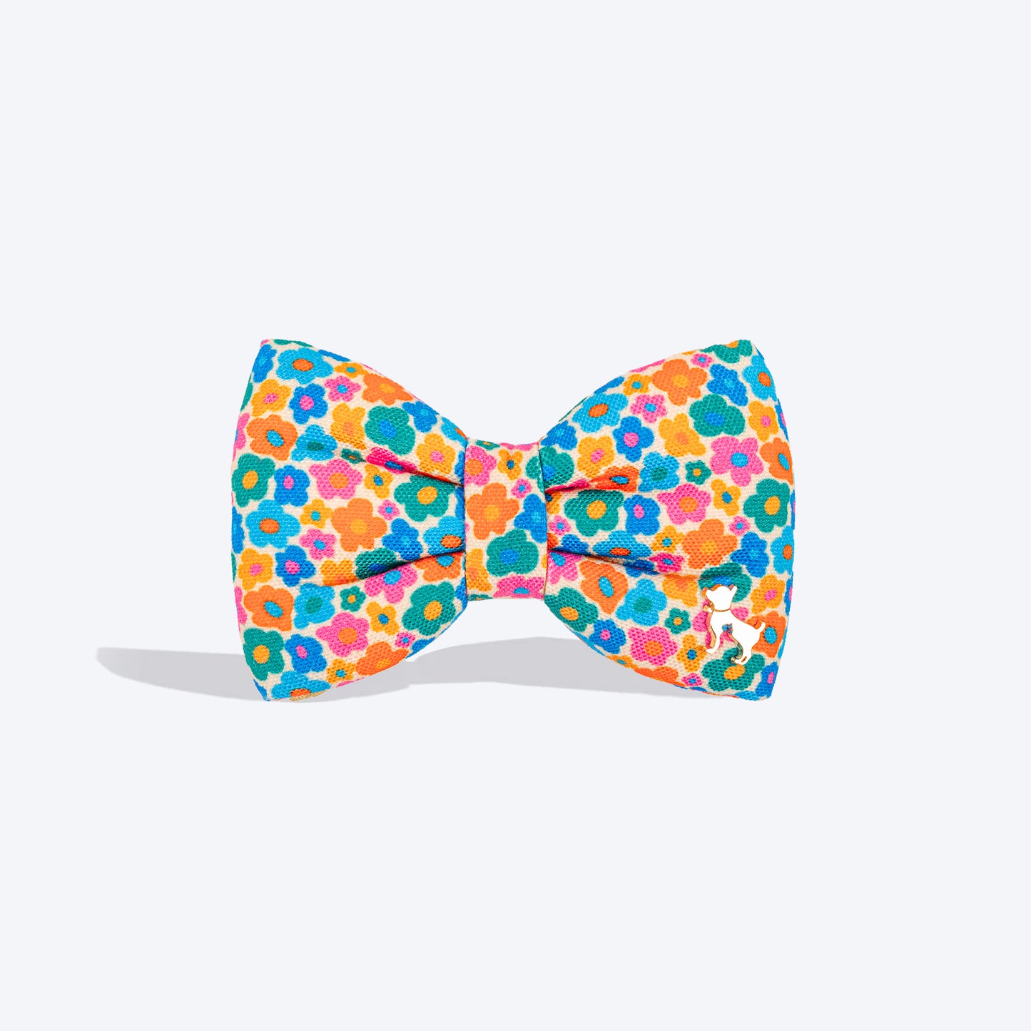 HUFT Bloomburst Printed Bow Tie For Dog - Multicolor_01