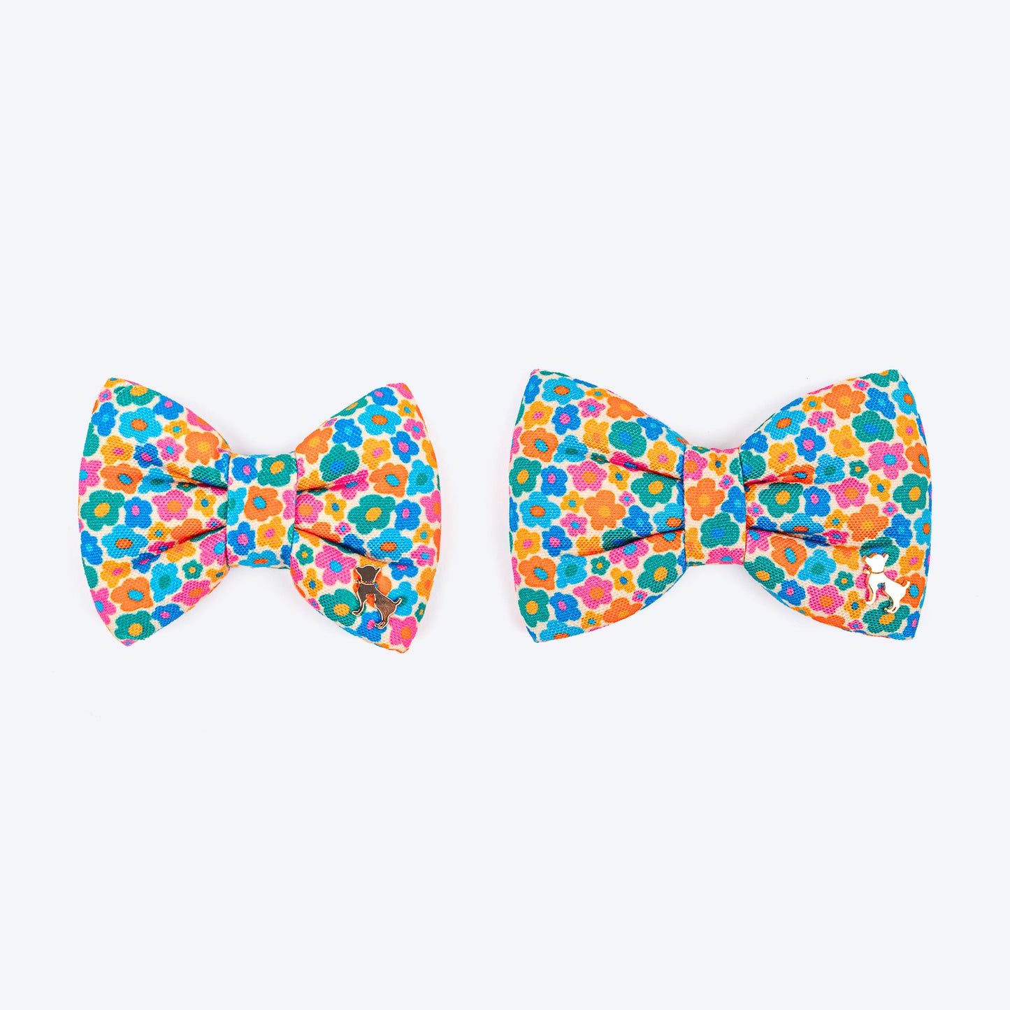 HUFT Bloomburst Printed Bow Tie For Dog - Multicolor_04