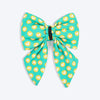 HUFT Heartpop Printed Lady Bow Tie For Dog - Sea Green_03