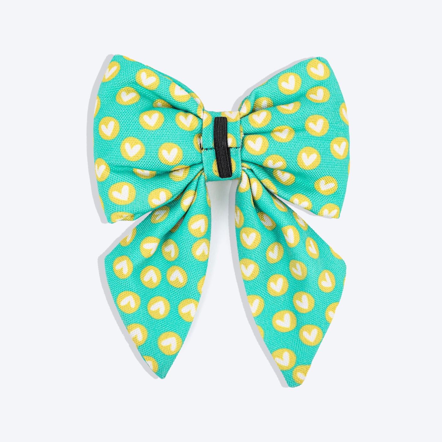 HUFT Heartpop Printed Lady Bow Tie For Dog - Sea Green_03