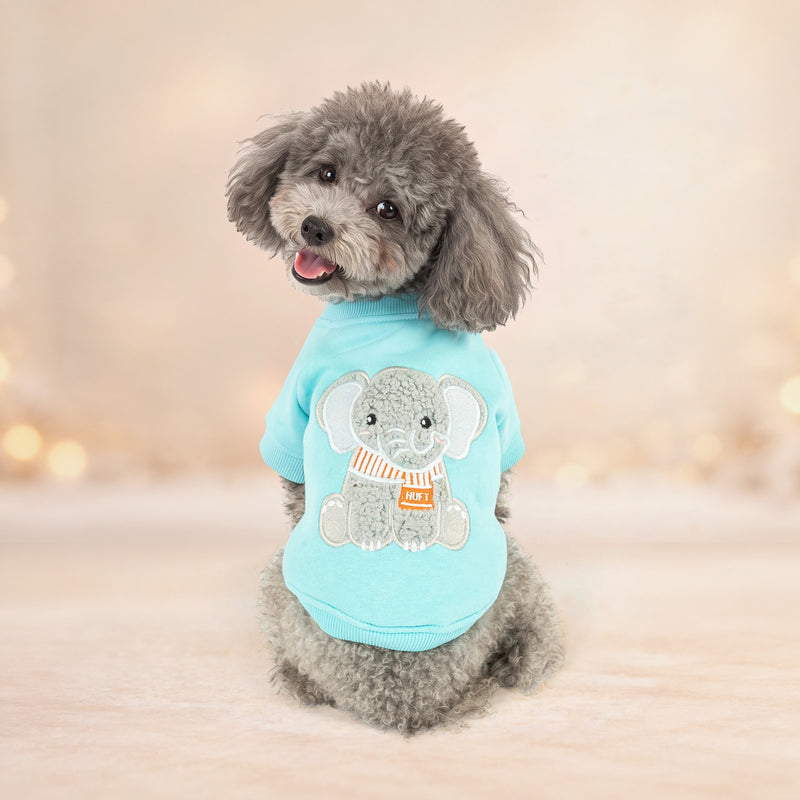 HUFT Little Jumbo Sweatshirt For Dog - Aqua