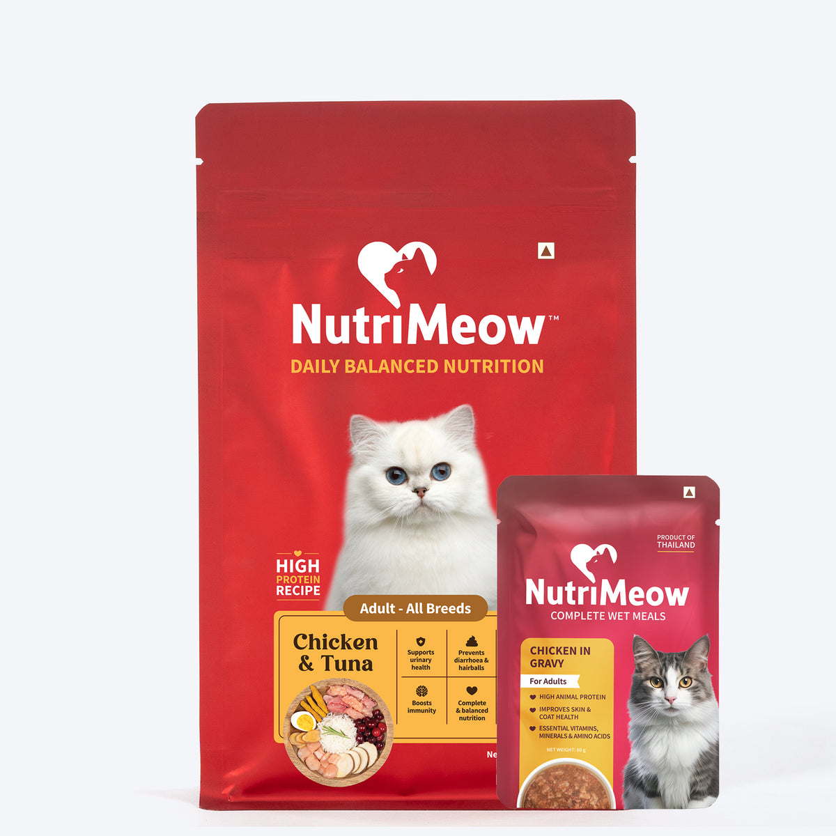 Nutrimeow Chicken & Tuna Meal Combo
