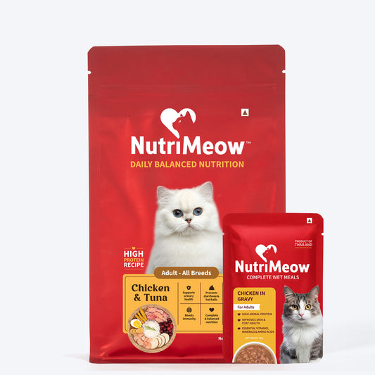 Nutrimeow Adult Cat Chicken & Tuna Meal Combo