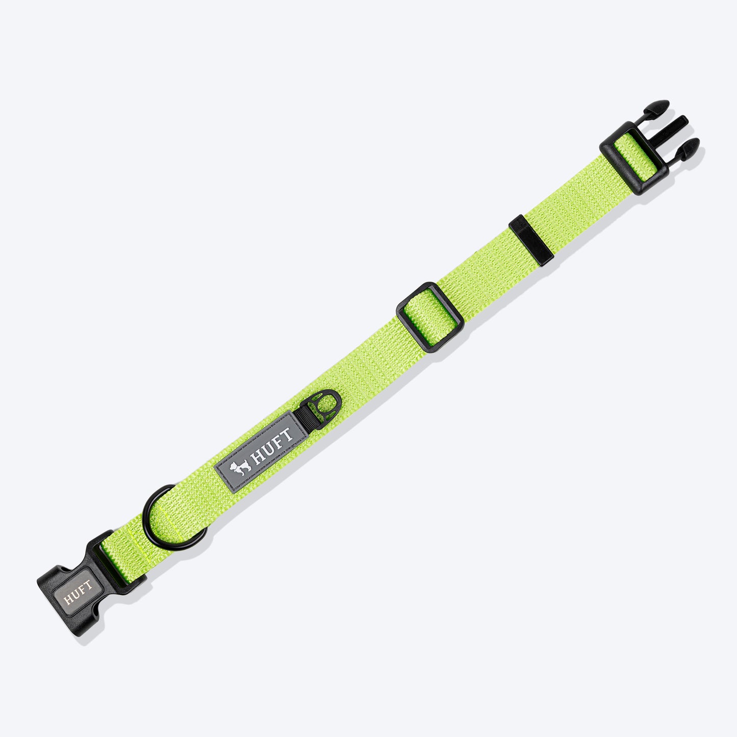 HUFT Basics Dog Collar - Neon Green_03
