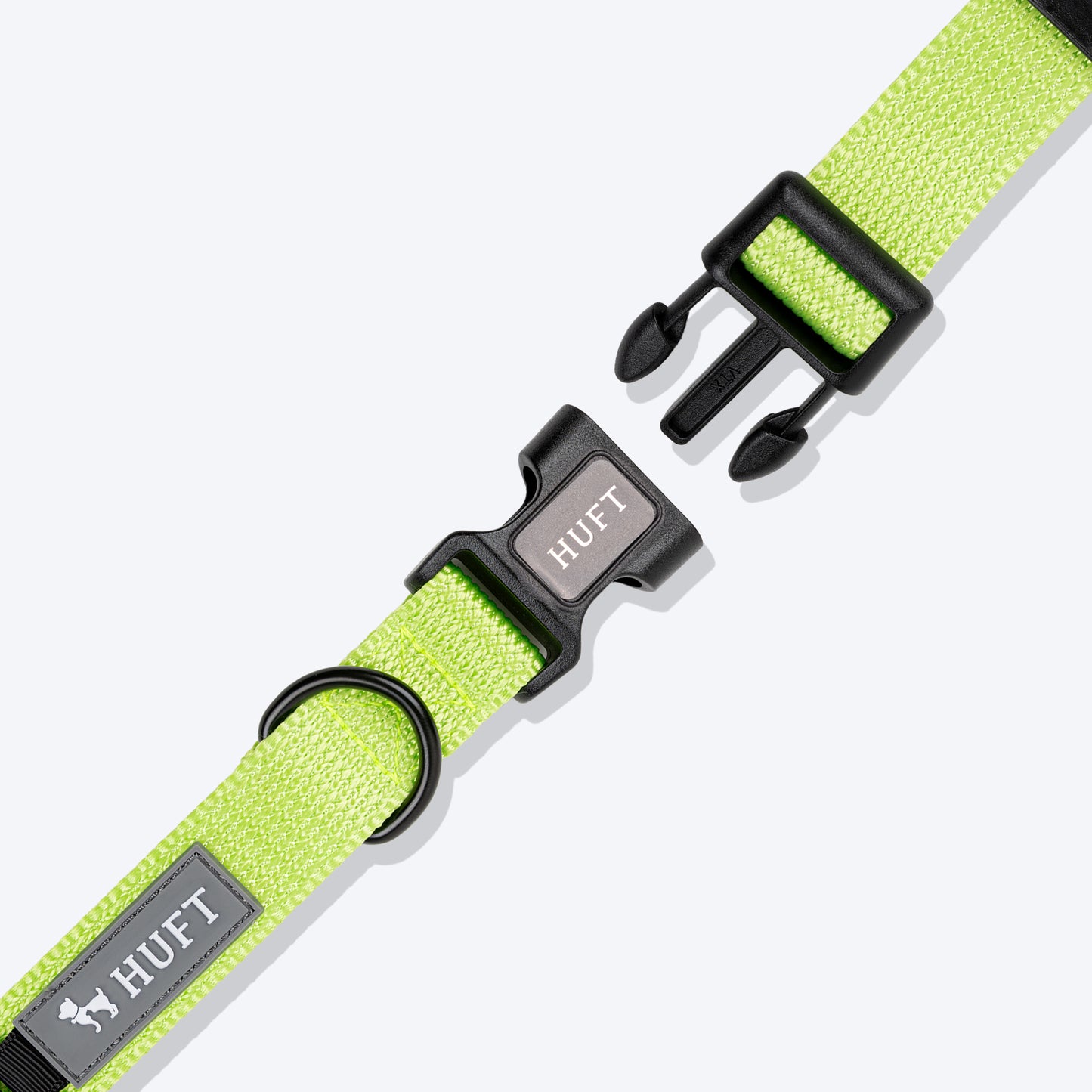 HUFT Basics Dog Collar - Neon Green_04