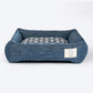 HUFT Blueloom Lounger Bed For Dog - Blue