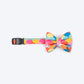 HUFT Candy Clouds Printed Bow Tie With Strap For Dog - Multicolor_02