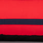 HUFT Personalised Ellie Classic Lounger Bed For Dog - Red & Navy