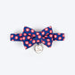 HUFT Heartpop Printed Bow Tie With Strap For Cat - Deep Blue