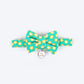 HUFT Heartpop Printed Bow Tie With Strap For Cat - Sea Green