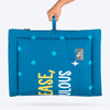 HUFT Pawlease I'm Fabulous Mat For Dog - Teal Blue - Heads Up For Tails