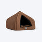 TLC Bedding With Removable Cushion For Cat & Puppy - Brown & Black