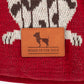 HUFT Bloom Buddies Round Mat For Dog - Red