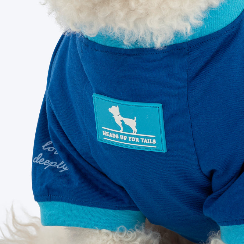 HUFT Bear Hug T-Shirt For Dog - Blue