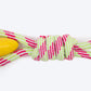 TLC Rubber Bird Squeaky With Rope Chew Toy For Dog - Multicolor