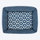 HUFT Blueloom Lounger Bed For Dog - Blue