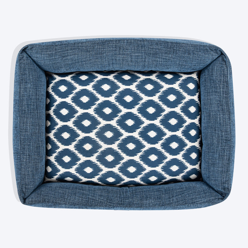 HUFT Blueloom Lounger Bed For Dog - Blue - Heads Up For Tails