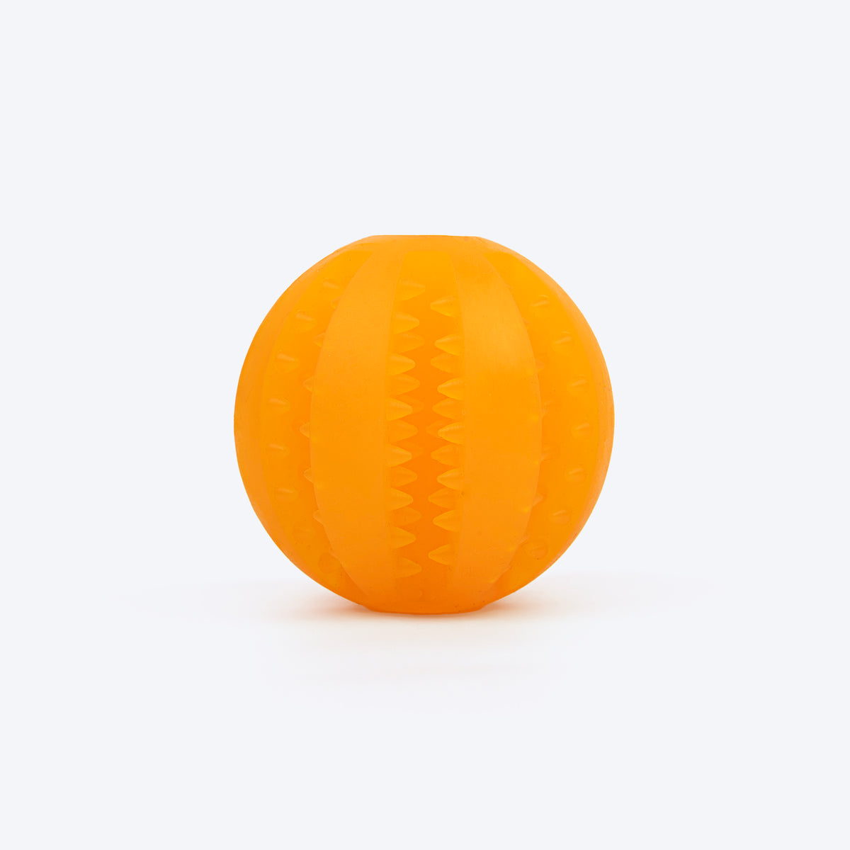 TLC Spiky Ball Chew Toy For Dog - Yellow - Heads Up For Tails