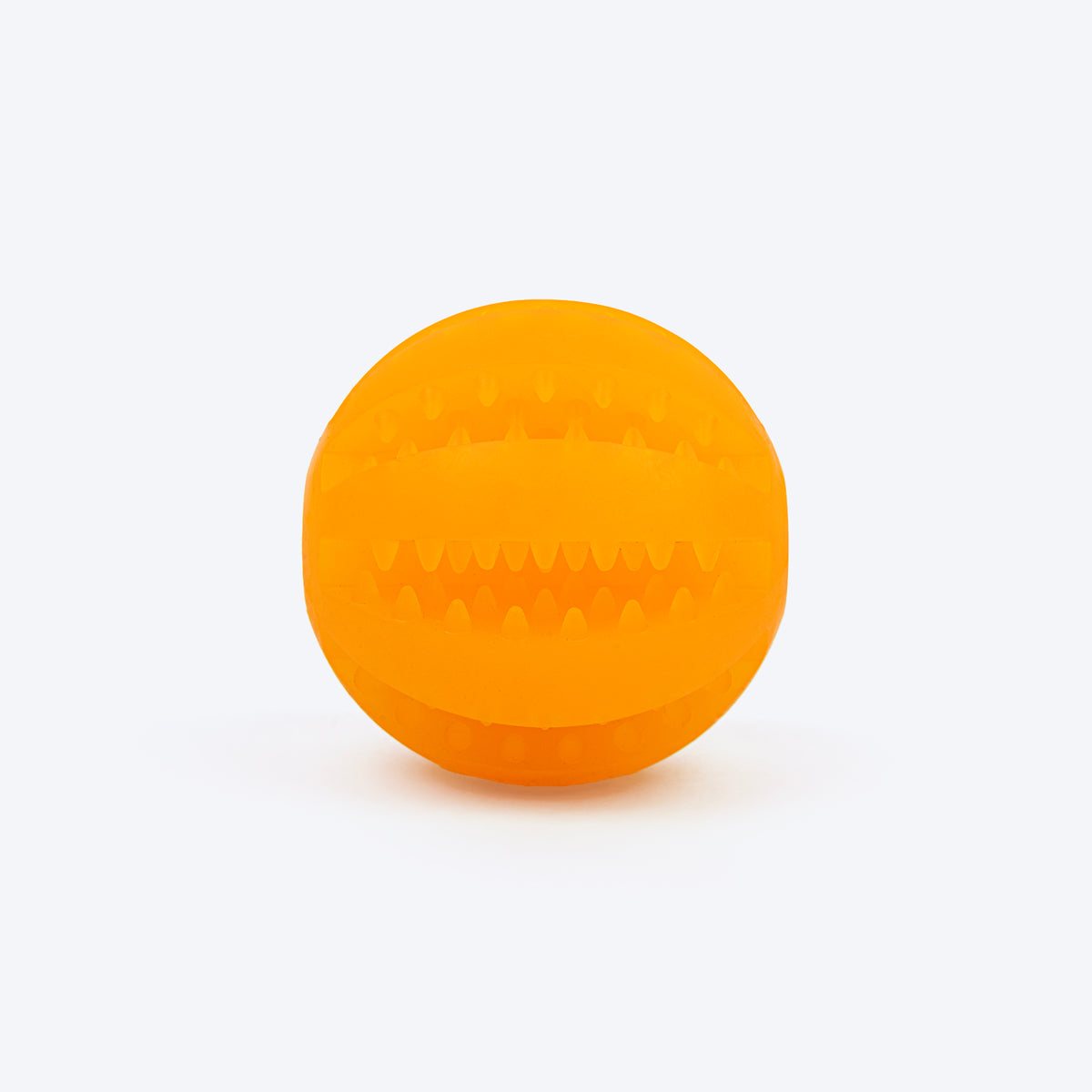 TLC Spiky Ball Chew Toy For Dog - Yellow - Heads Up For Tails