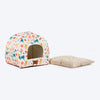 HUFT Snuggle Bloom Tent Bed For Cat - Multicolor - Heads Up For Tails