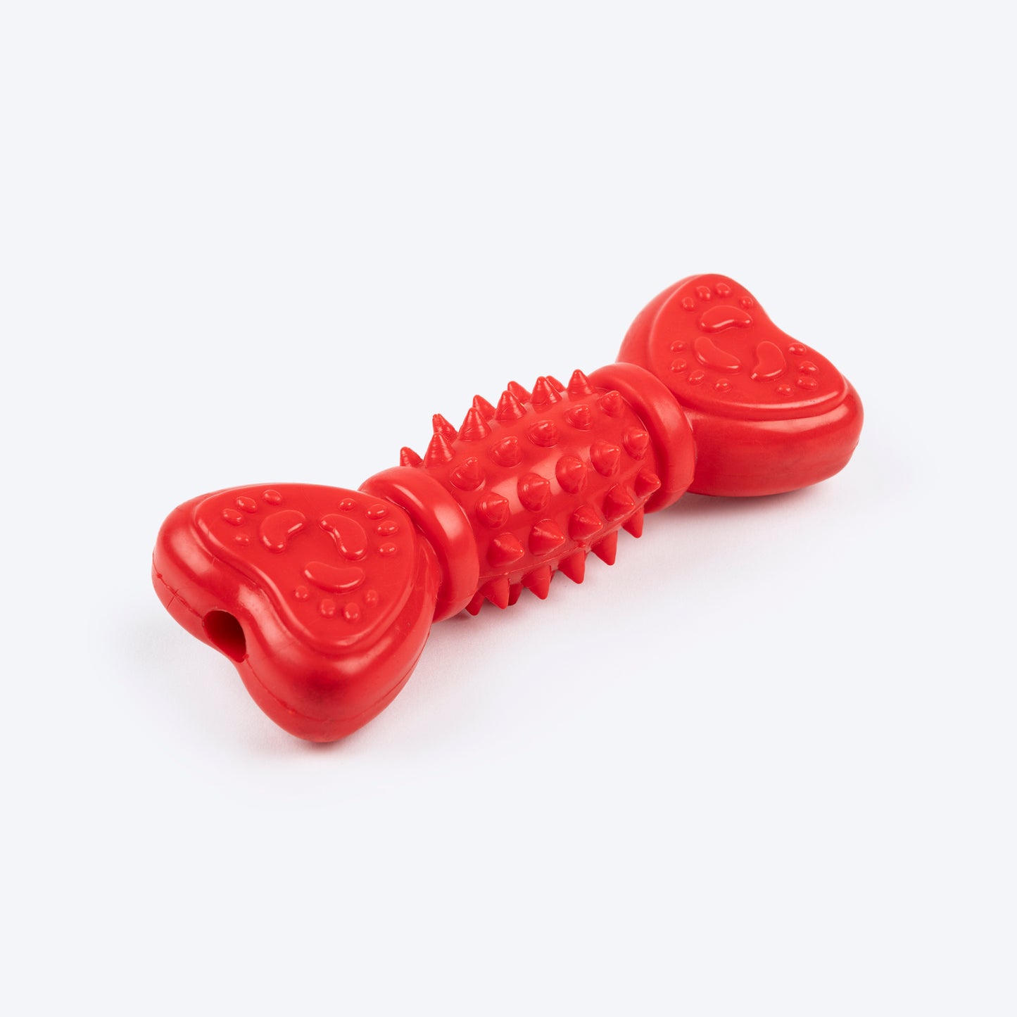 TLC Spiky Bone Chew Toy For Dog - Red