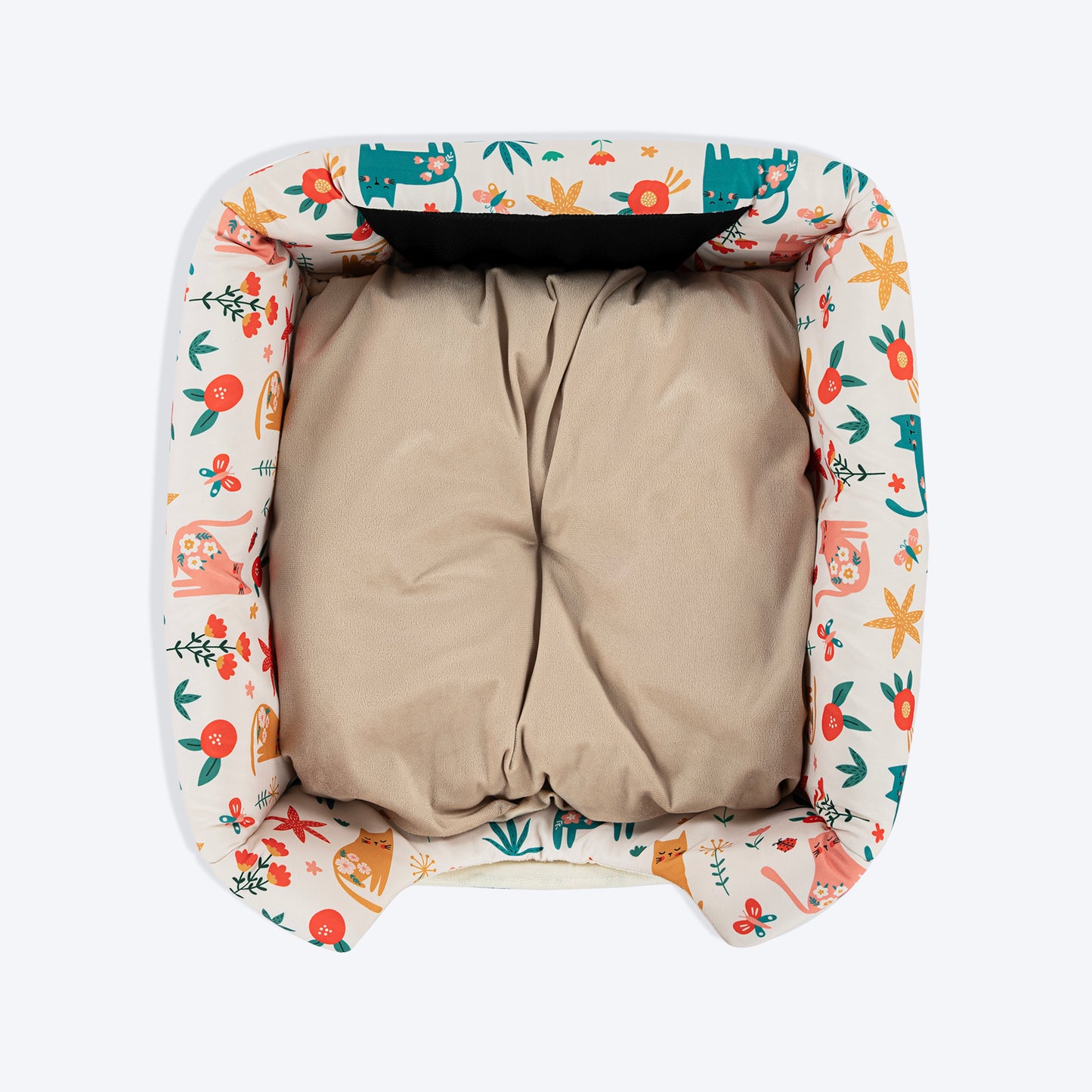 HUFT Snuggle Bloom Tent Bed For Cat - Multicolor