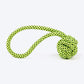 TLC Fetch-A-Ball Rope Toy For Dog - Green