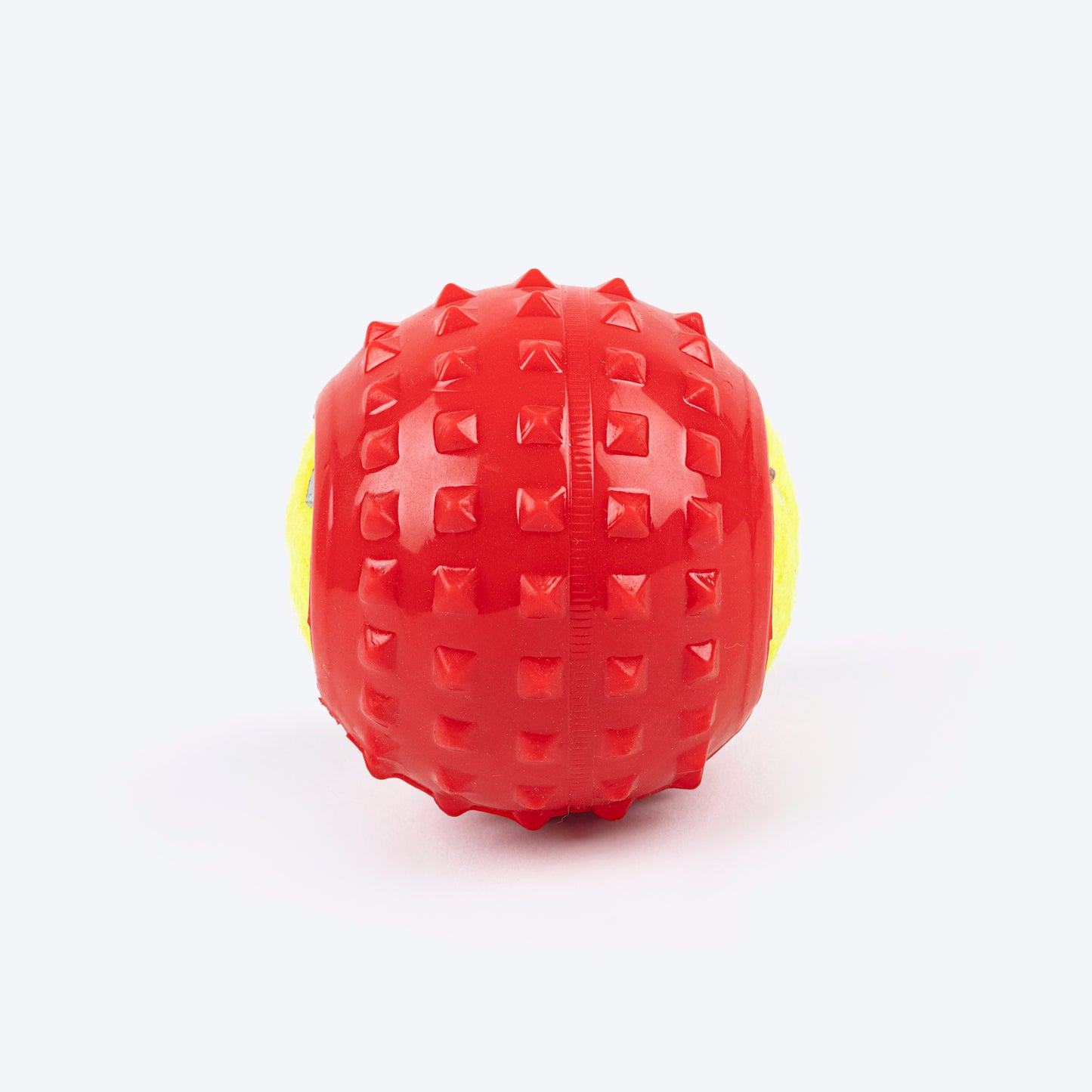 TLC Spiky Tennis Ball Chew Toy For Dog - Red