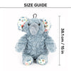 HUFT Snuggly Ellie Plush Toy For Dog - Grey