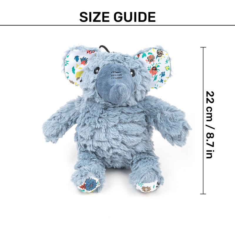 HUFT Enchanting Elly Plush Toy For Dog - Powder Blue - Heads Up For Tails