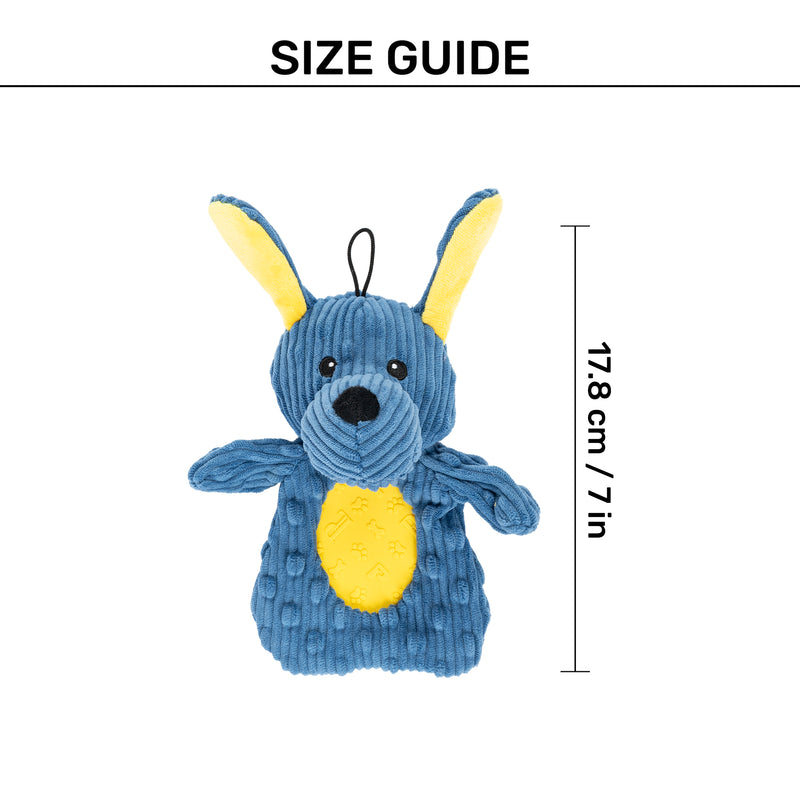 HUFT Ollie The Puppy Plush Toy For Dog - Blue