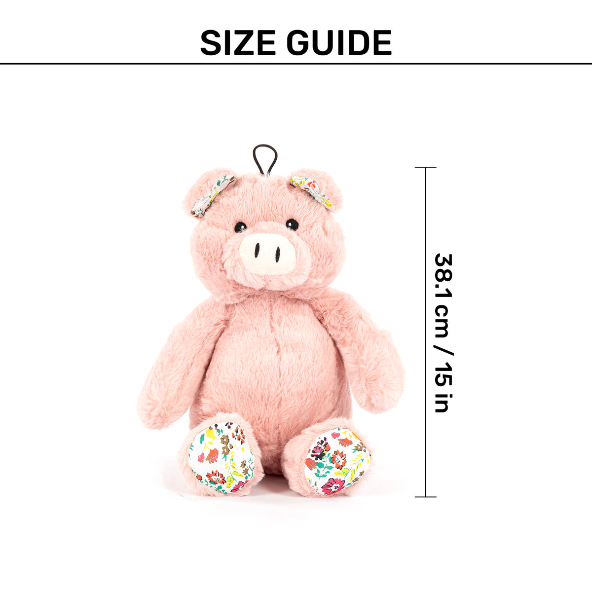 HUFT Peppy Pig Plush Toy For Dog - Pink