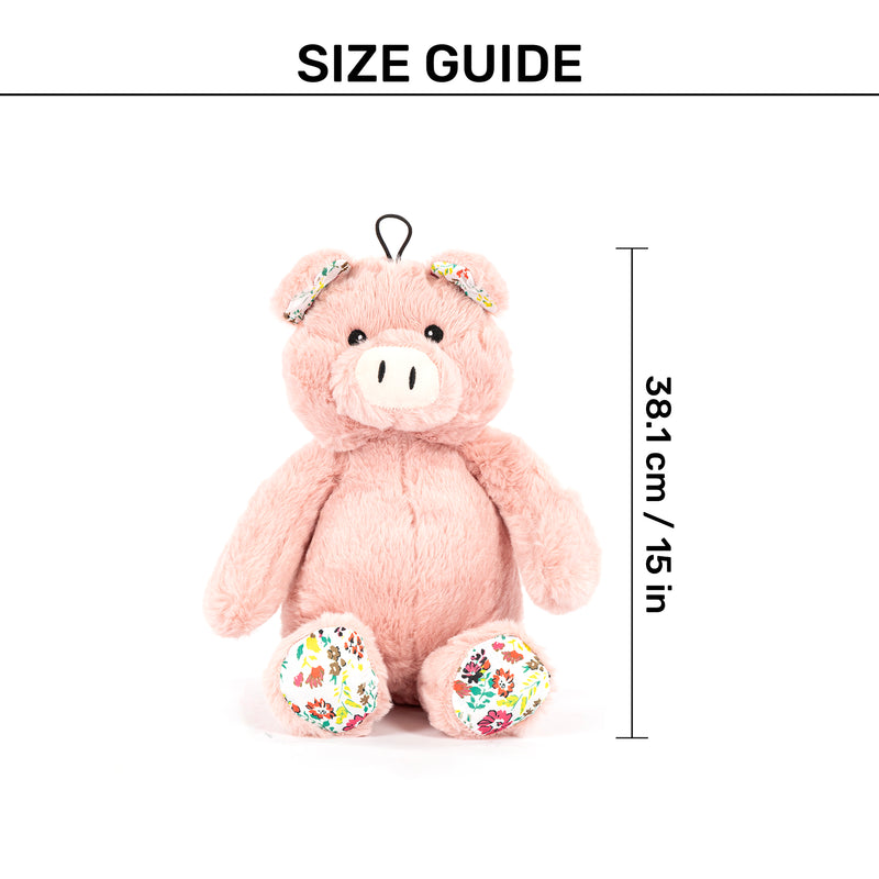 HUFT Peppy Pig Plush Toy For Dog - Pink