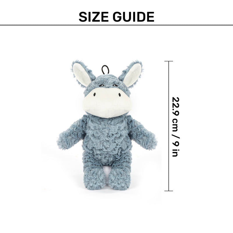 HUFT Danny The Donkey Plush Toy For Dog - Grey
