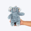 HUFT Snuggly Ellie Plush Toy For Dog - Grey
