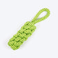 TLC Tug & Twist Rope Toy For Dog - Green