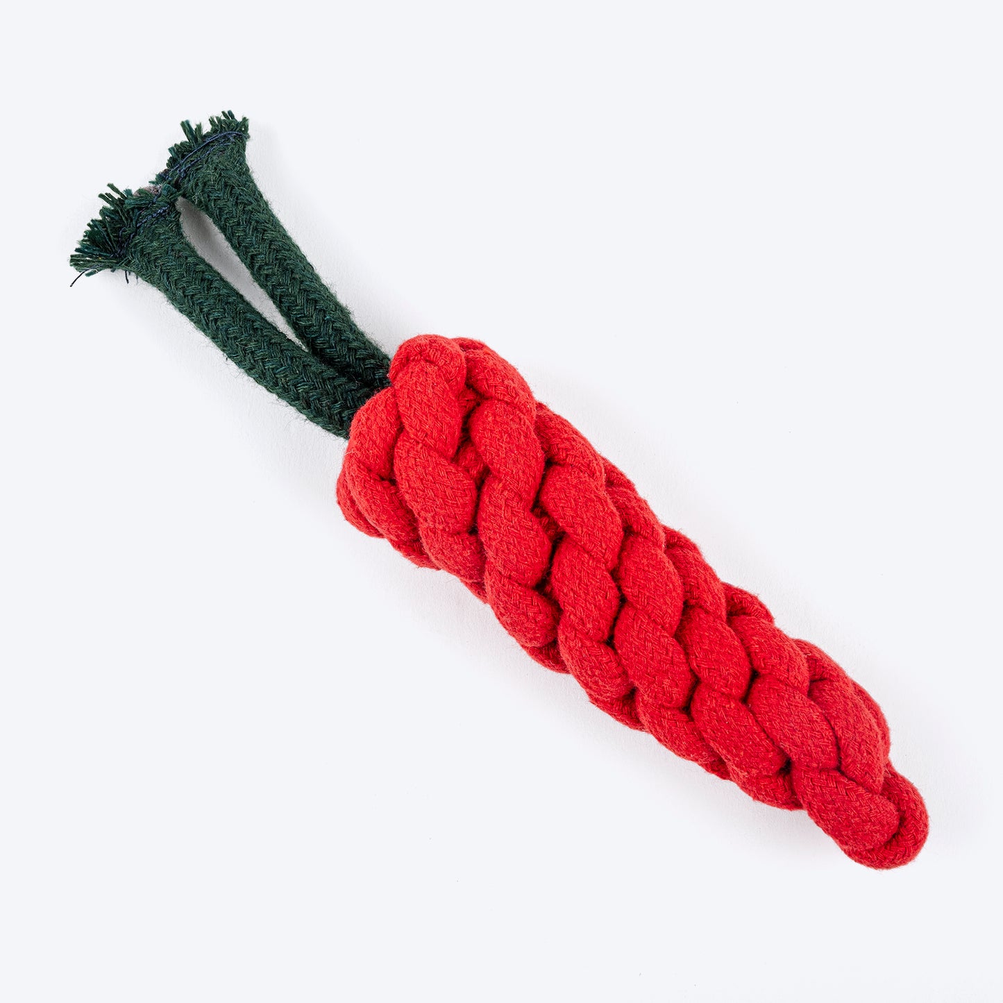 TLC Carrot Rope Toy For Dog - Red