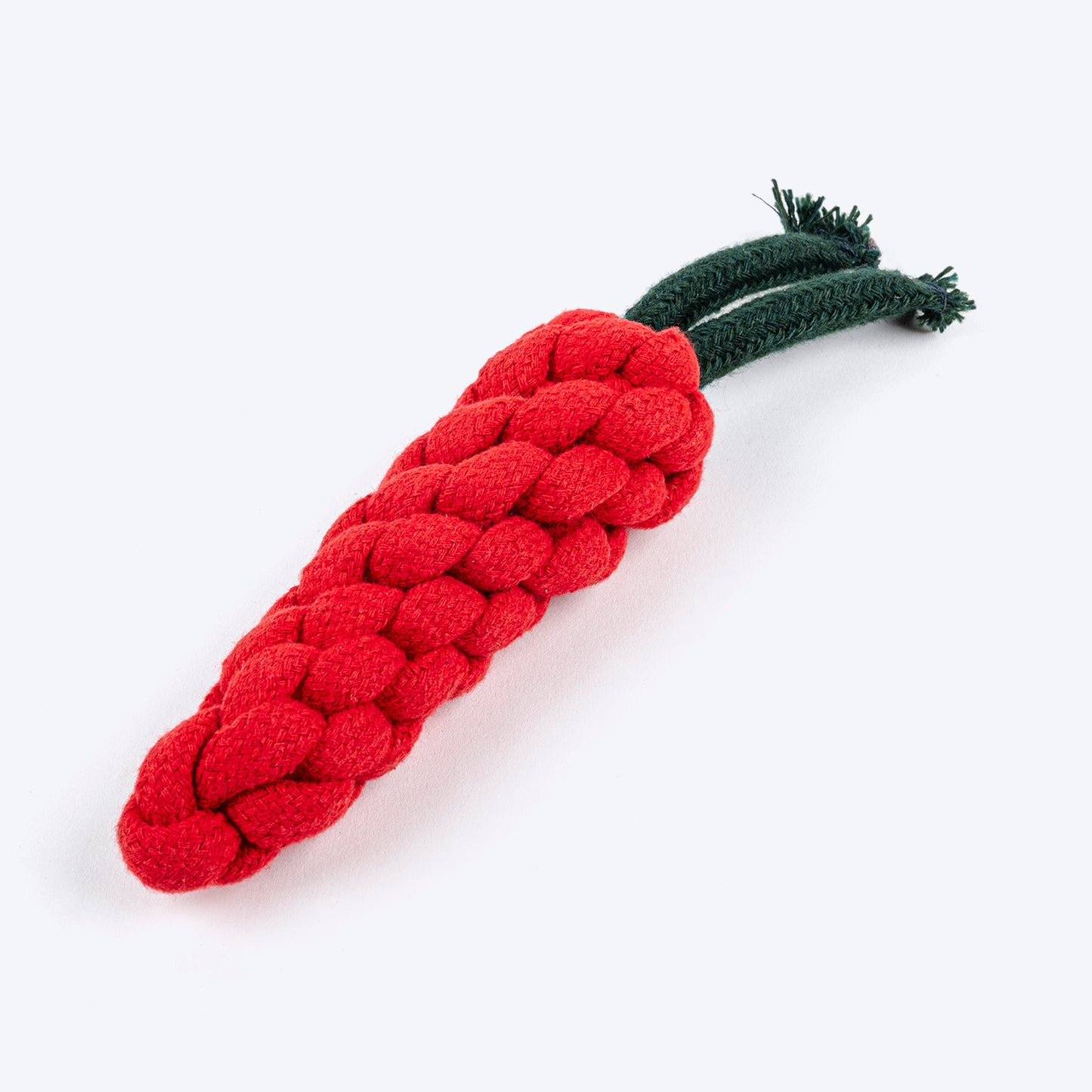 TLC Carrot Rope Toy For Dog - Red