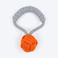 TLC Tug-A-Ball Rope Toy For Dog - Orange & Grey