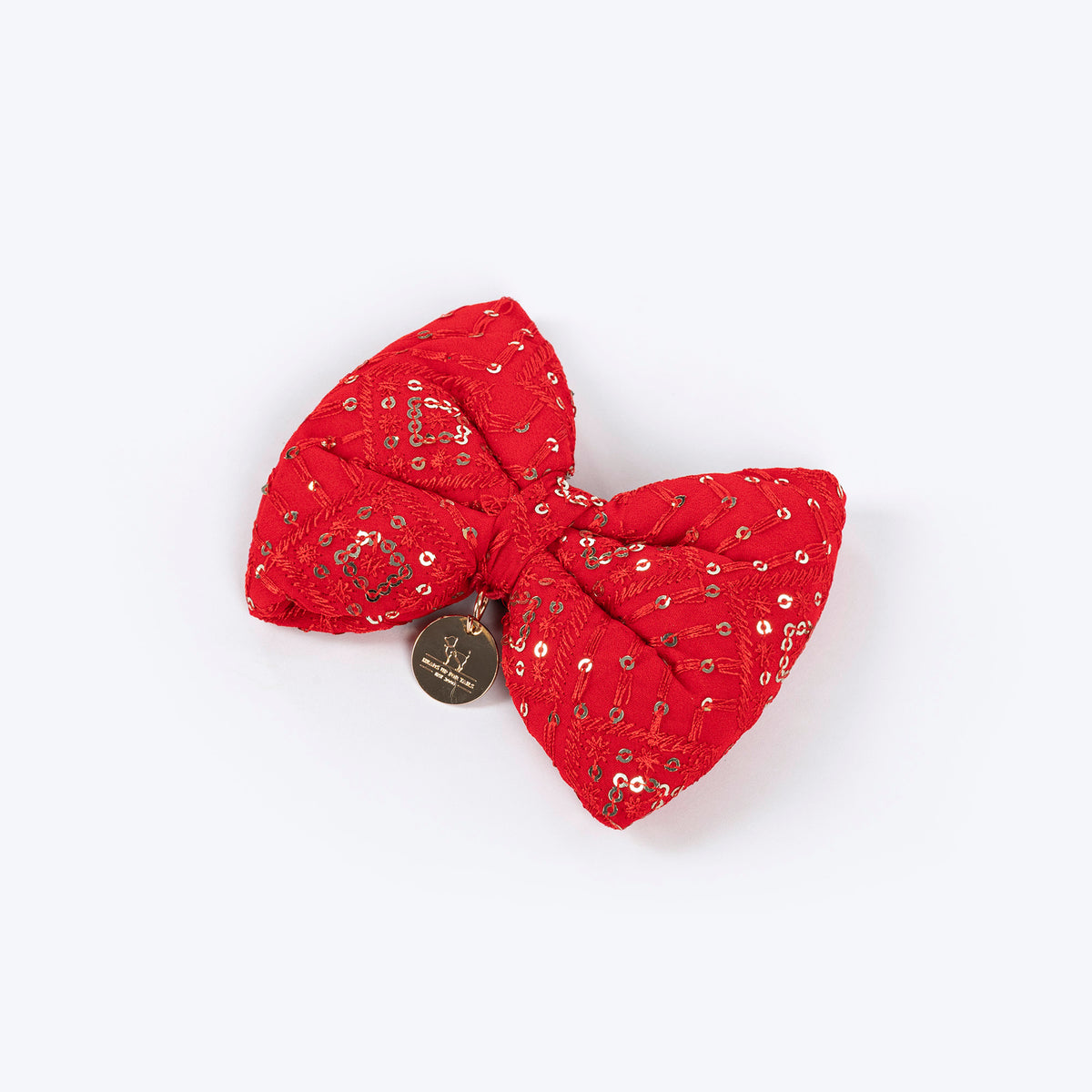 HUFT Royal Radiance Bow Tie For Dog - Red