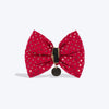 HUFT Regal Radiance Bow Tie For Dog - Magenta