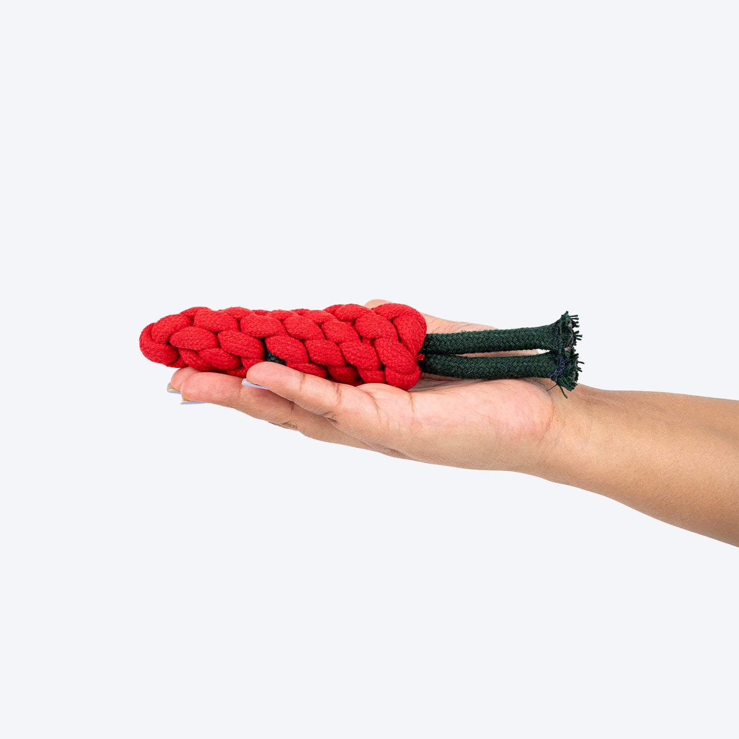 TLC Carrot Rope Toy For Dog - Red