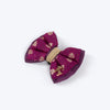 HUFT Shahi Utsav Bow Tie For Dog - Purple