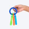 TLC Lock & Key Chew Toy For Dog - Multicolor - Heads Up For Tails