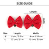 HUFT Royal Radiance Bow Tie For Dog - Red